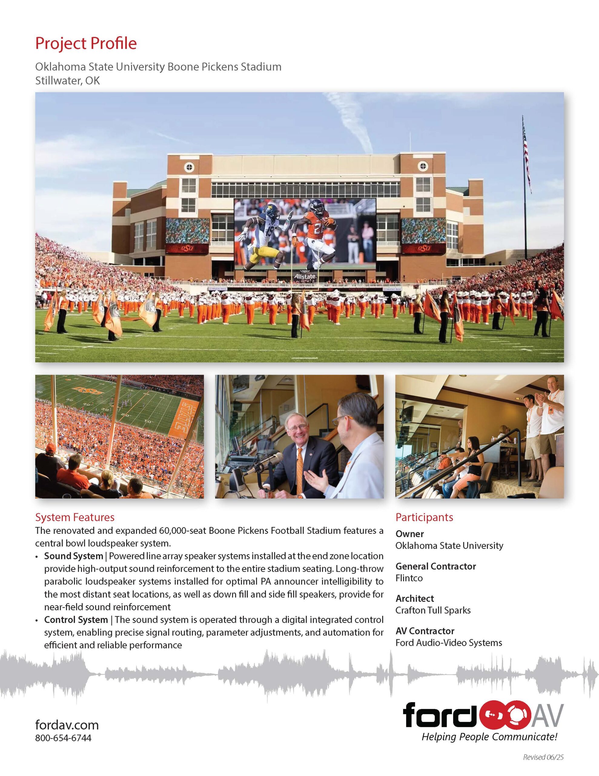 OSU Boone Pickens Stadium - Project Profile
