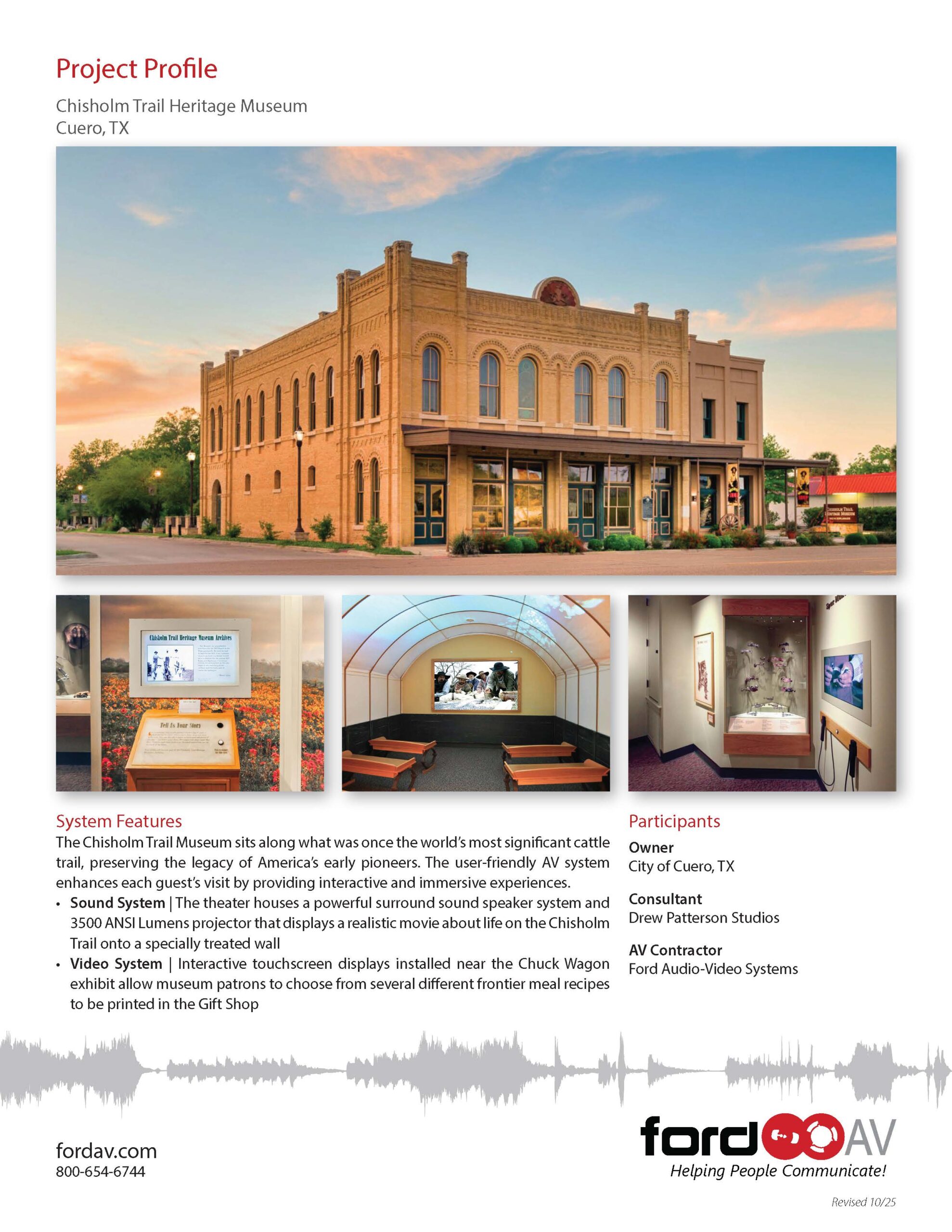 Chisholm Trail Heritage Museum Project Profile