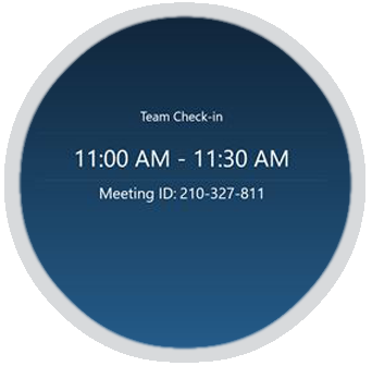 Scheduled Meetings.