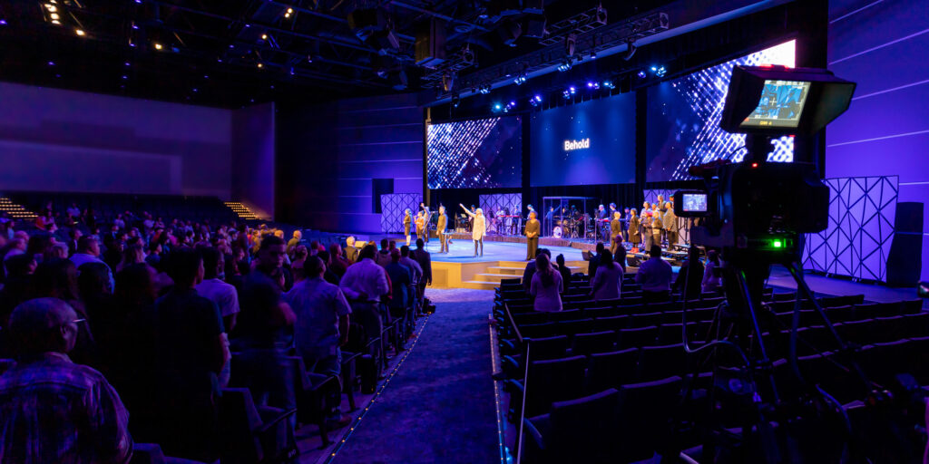 church live streaming and video broadcast system