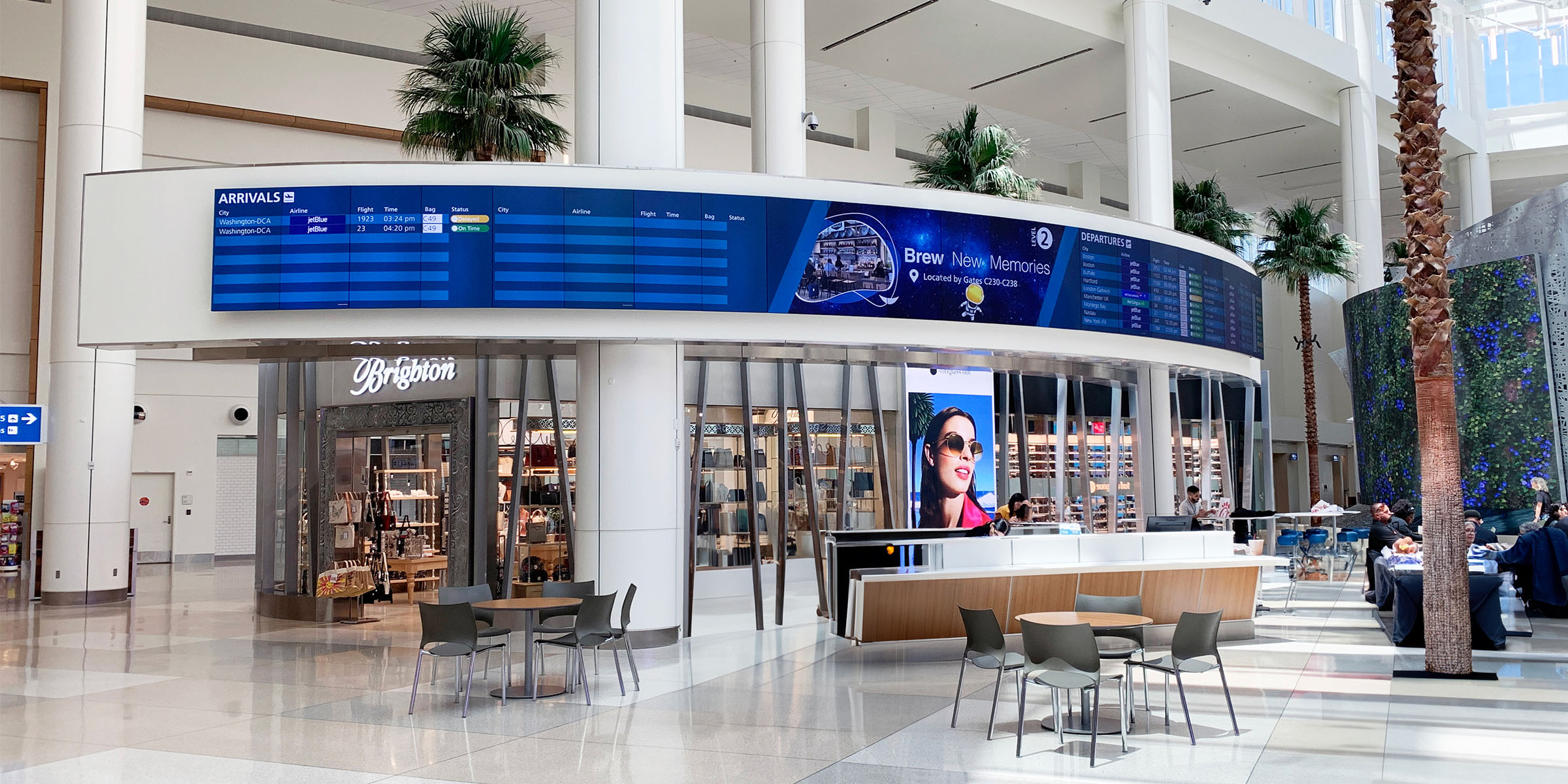 Ford AV digital signage installation showcasing interactive technology in modern office environment