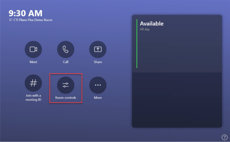 External Room Controls for Microsoft Teams Rooms – Ford AV