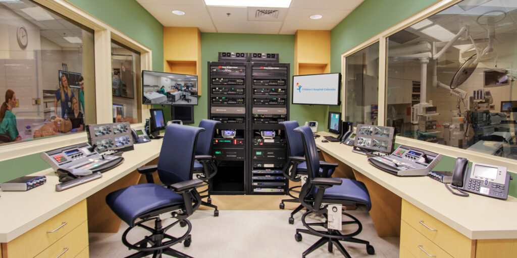 Room Automation and Control for healthcare sim labs