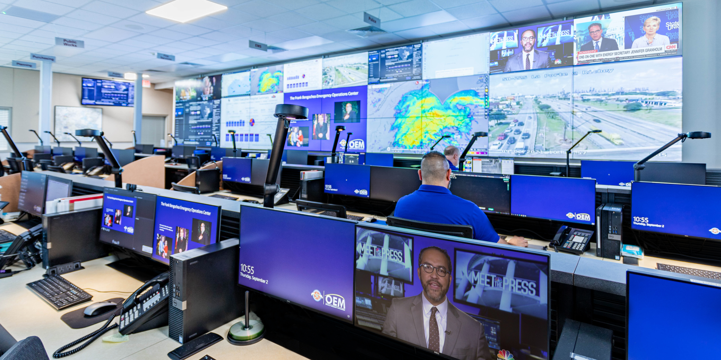 emergency operations center AV system integration