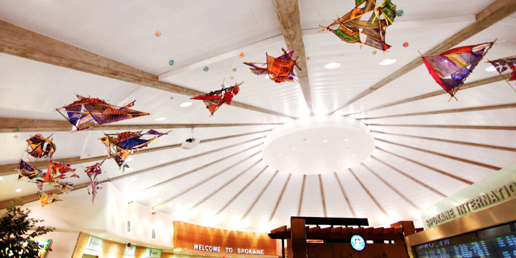 Spokane International Airport added Concourse C to accommodate over 3 million travelers.