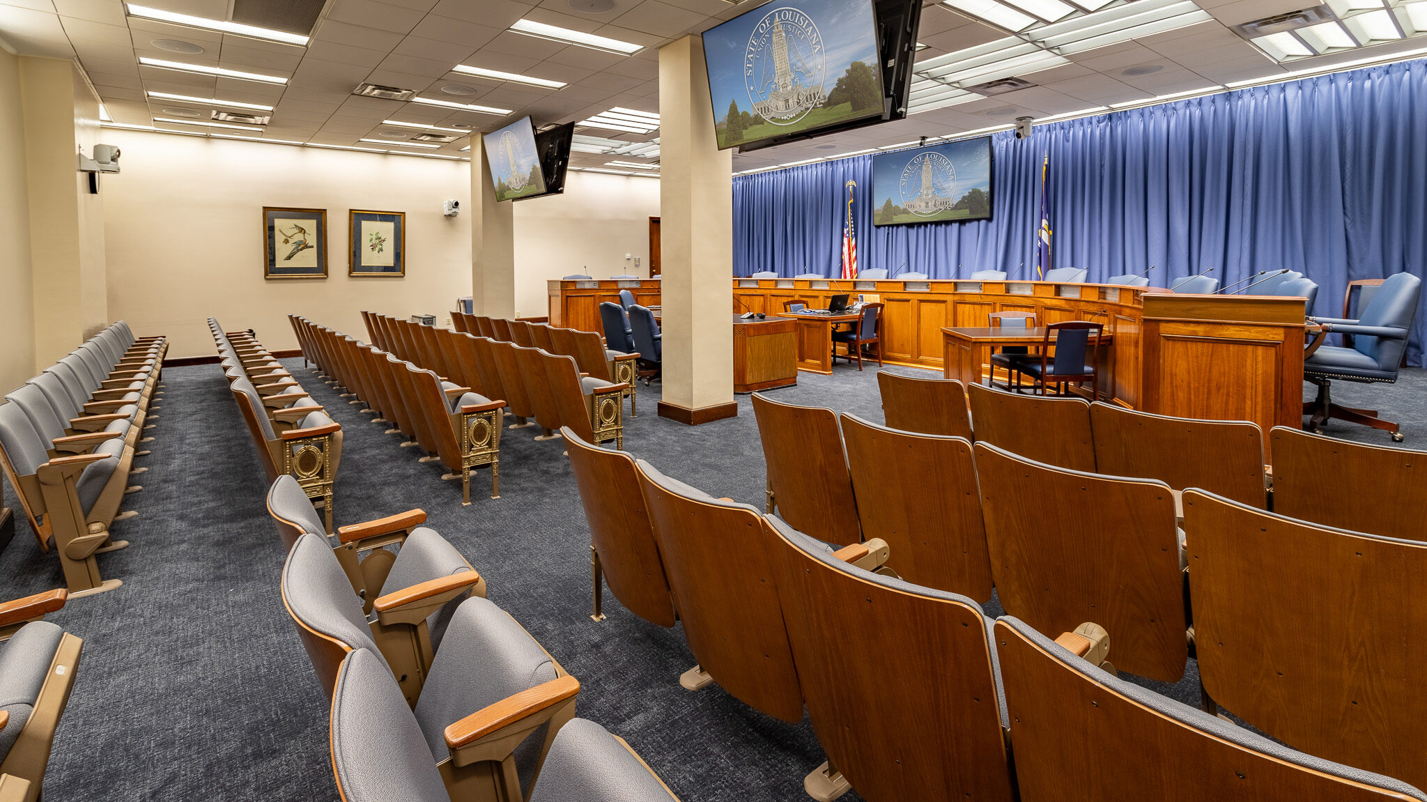 Ford AV and Louisiana State Legislature government Audio Video system