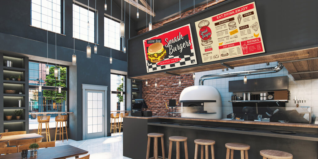 Hospitality and shopping digital signage