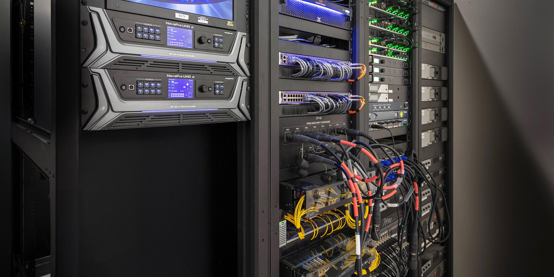IT Network Rack Integrated by Ford AV