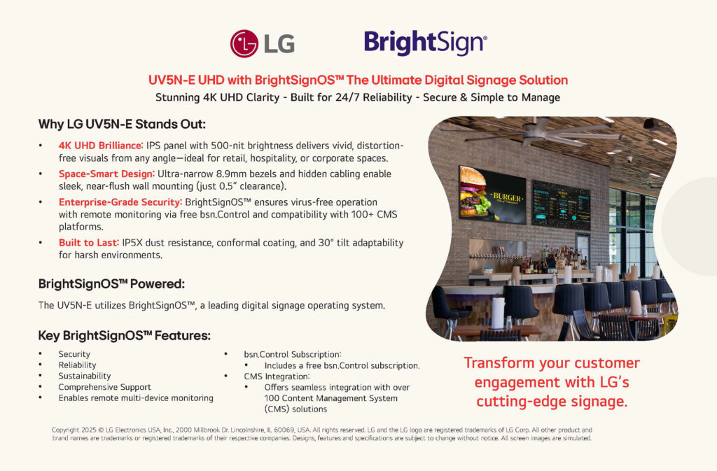LG, BrightSign, and Ford AV