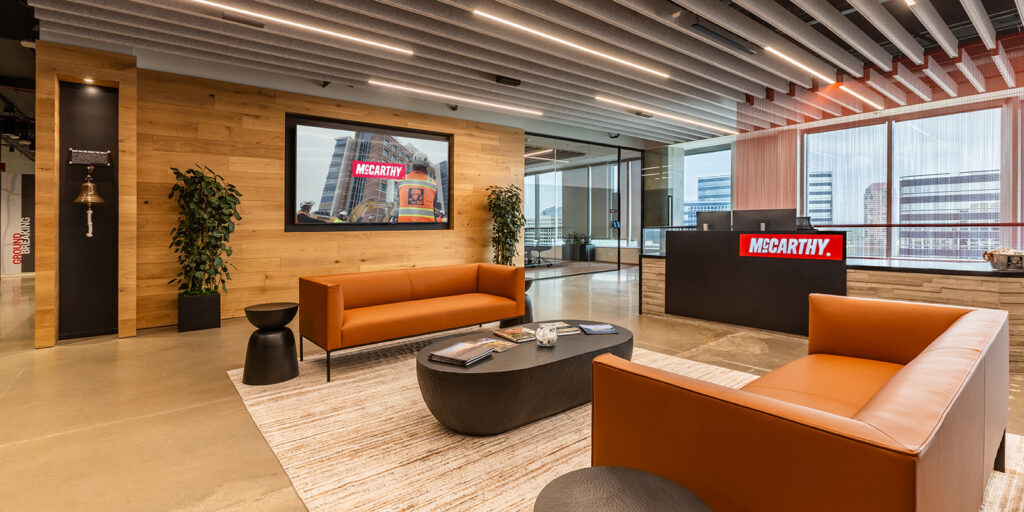 Entry Space digital signage at McCarthy by Ford AV