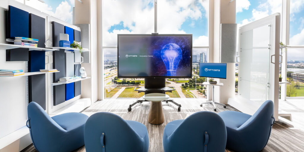 NTT Data Conference Room Video Conferencing System