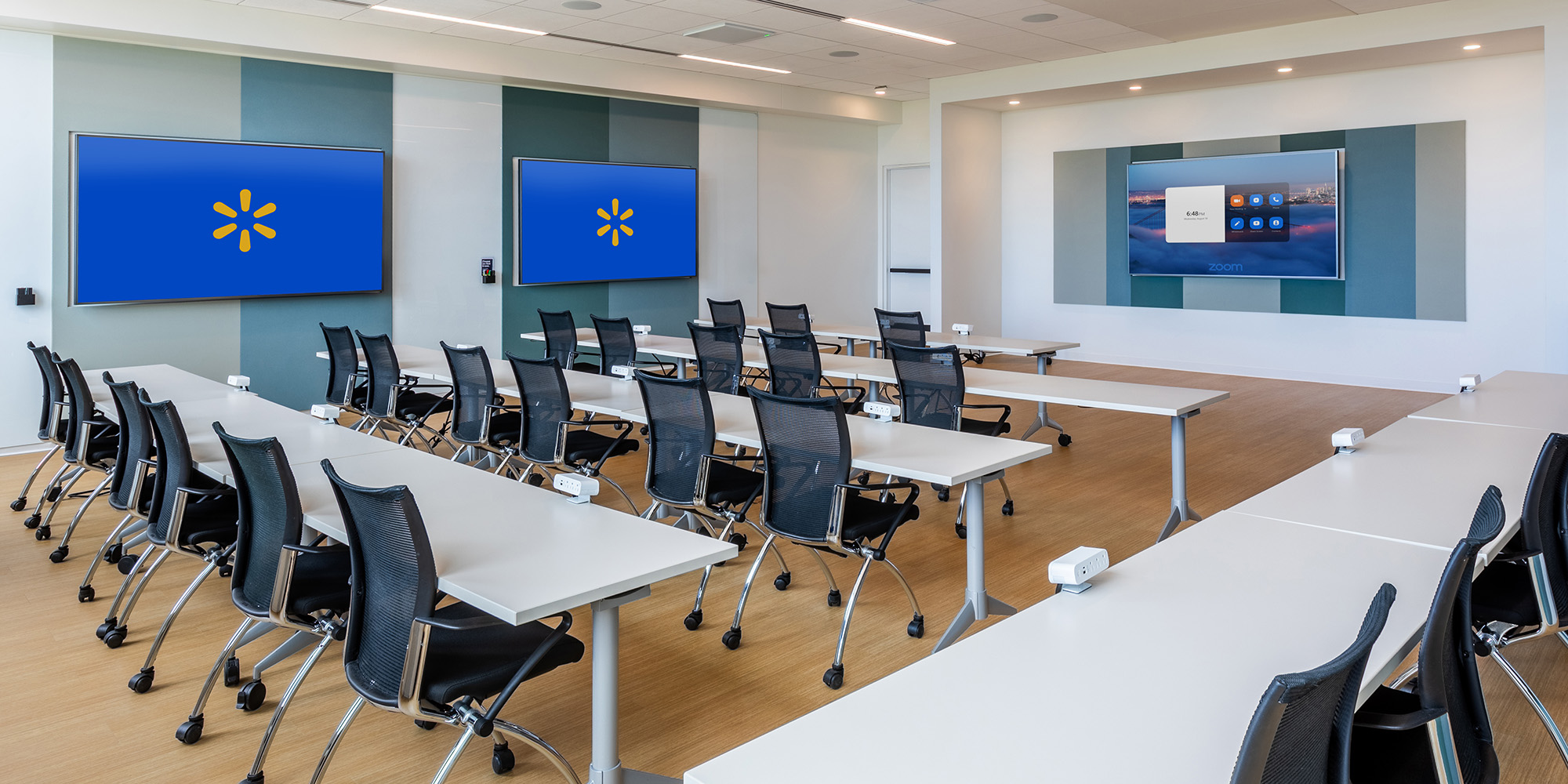 Walmart Zoom Video Conferencing training room