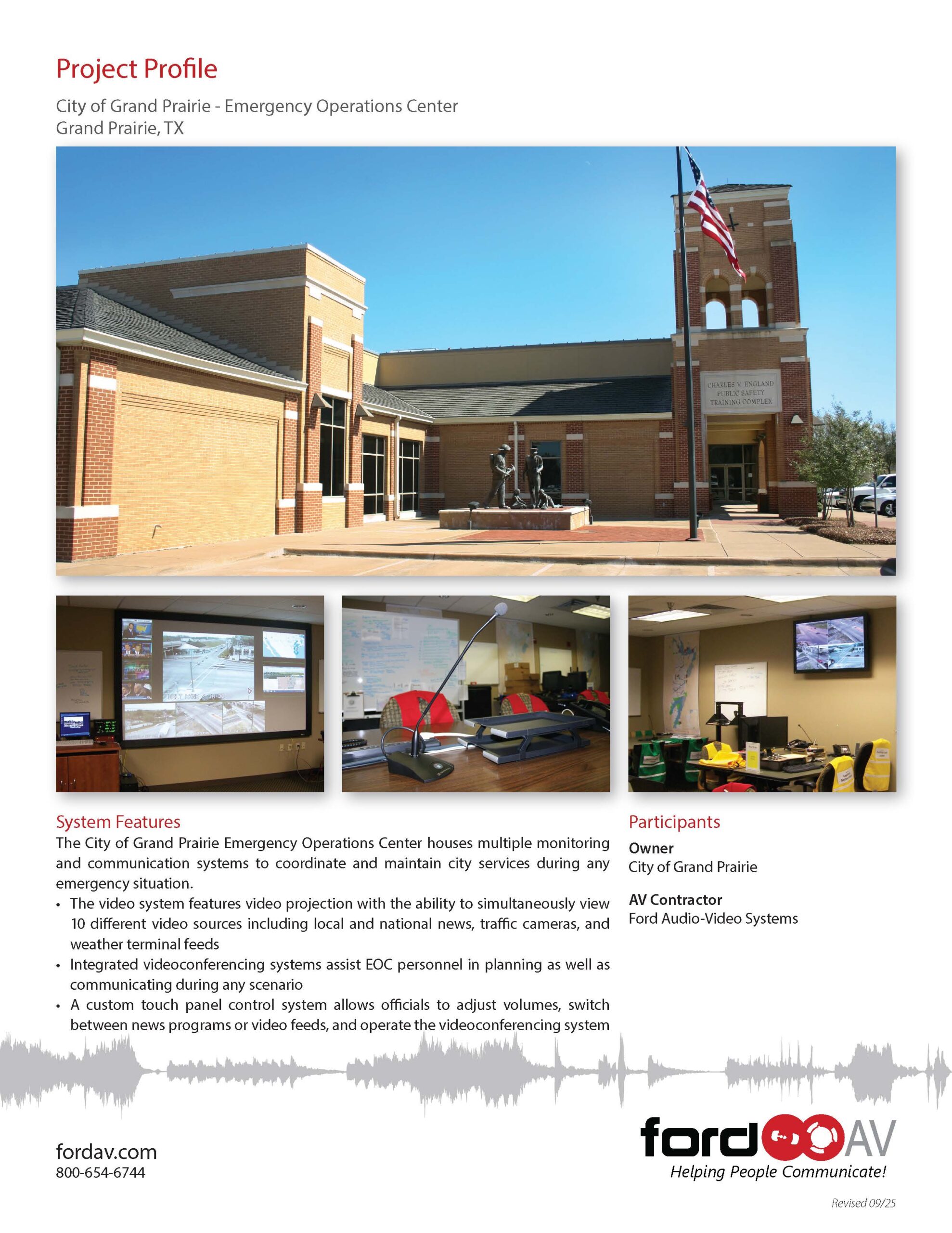 Grand Prairie Emergency Operations Center Project Profile