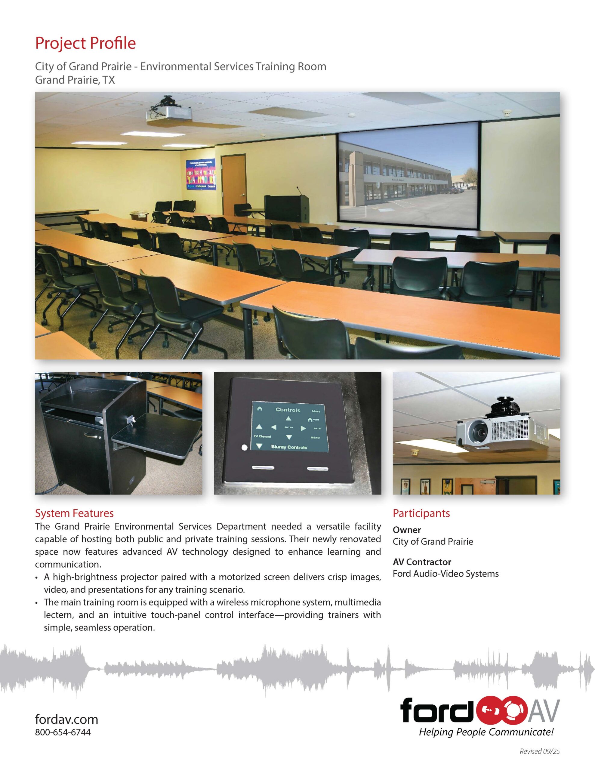 Grand Prairie ESTR - Project Profile