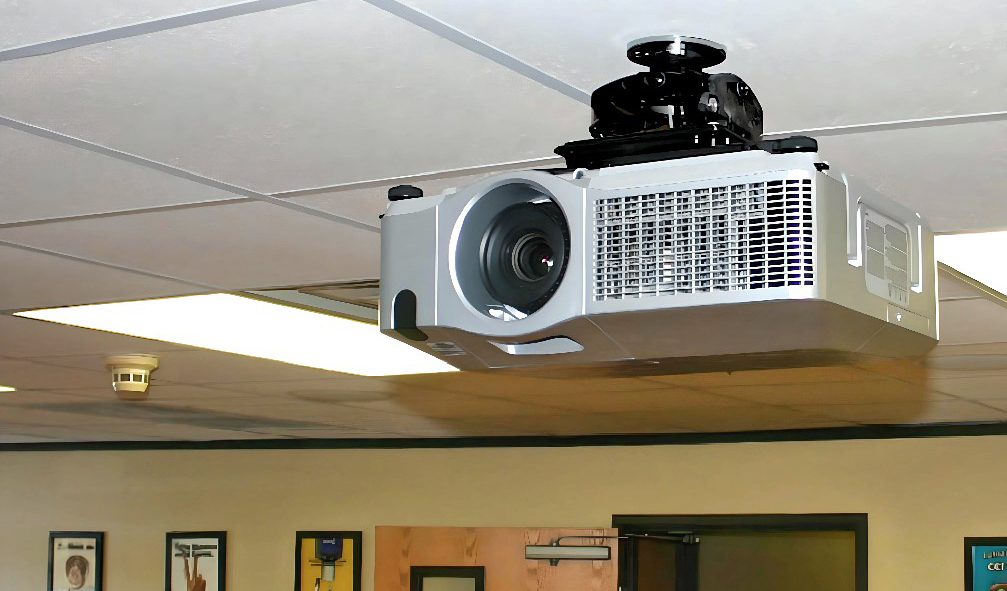 Projector for government training room