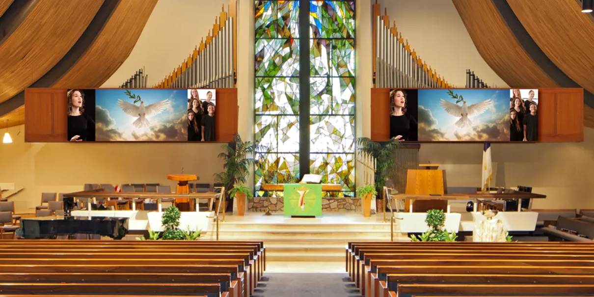 LG Direct View LED Display in House of Worship