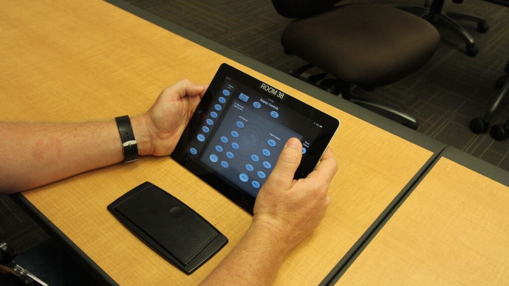 Williamson County ESOC (Emergency Services Operations Center) project profile — overview of AV systems including displays, projection, touchpanel control, audio, and wireless mic infrastructure