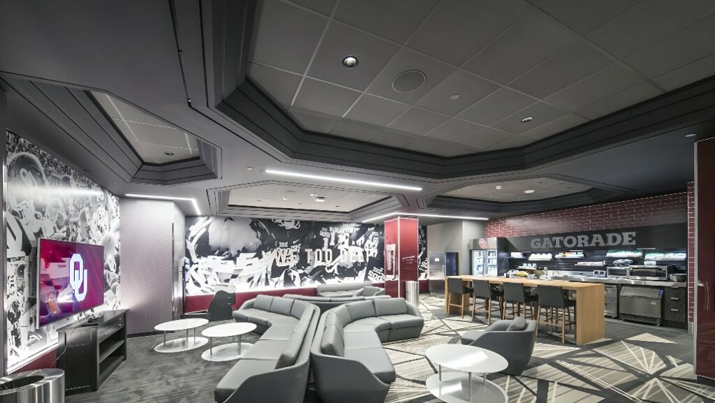 Sports training room display and av system