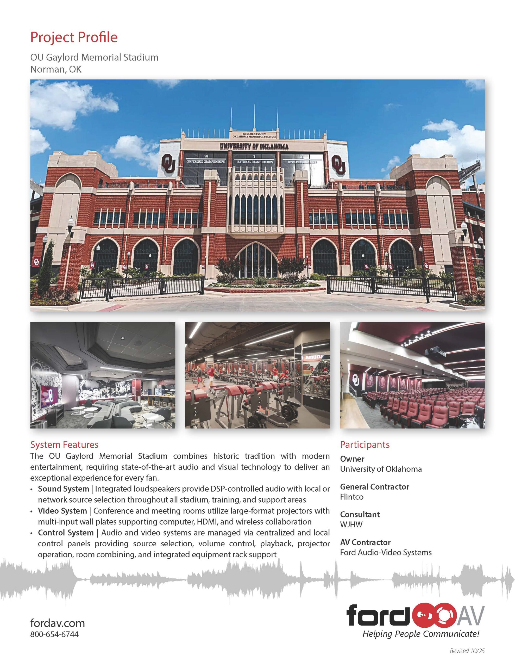 OU Gaylord Memorial Stadium Project Profile