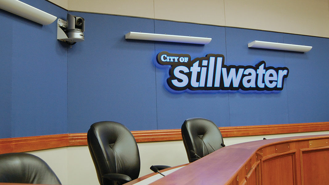 City of Stillwater council chamber av integration