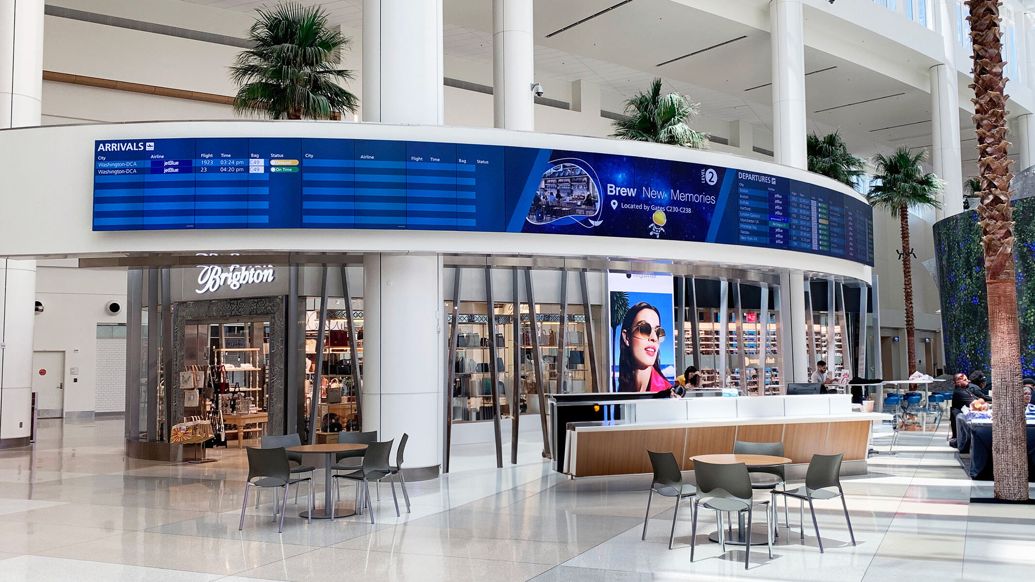 Ford AV digital signage installation showcasing interactive technology in modern office environment