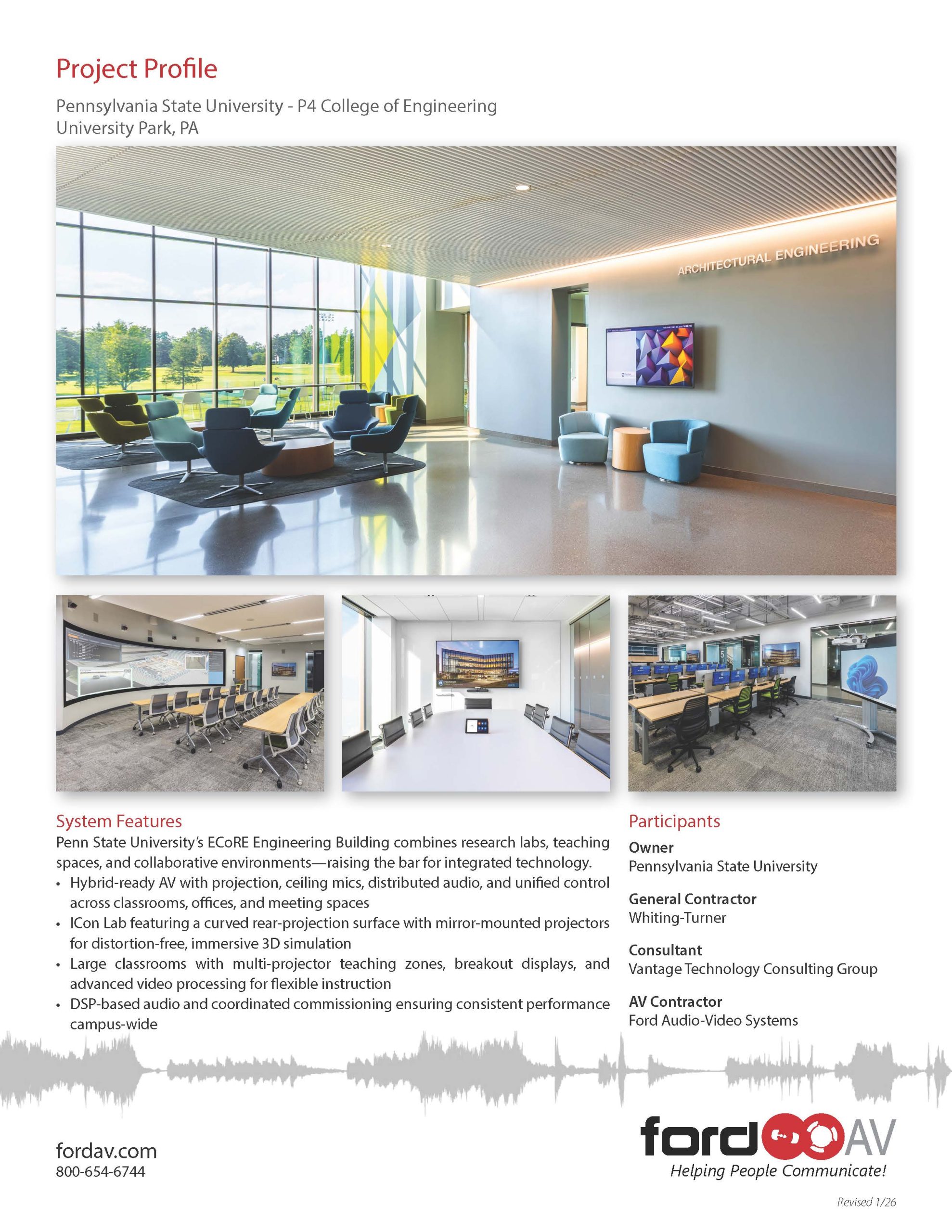 Penn State University P4 College of Engineering - Project Profile