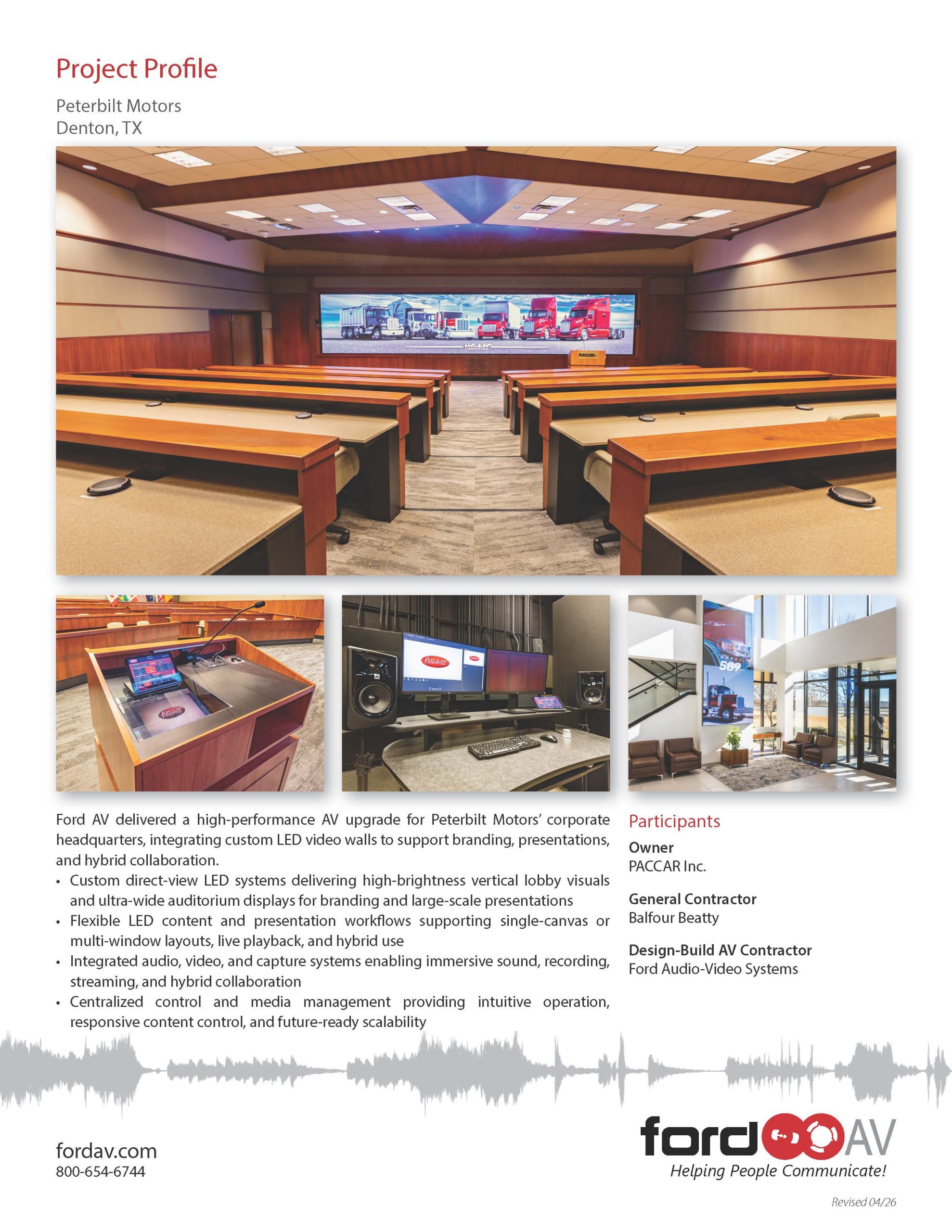 Peterbilt Motors - Project Profile