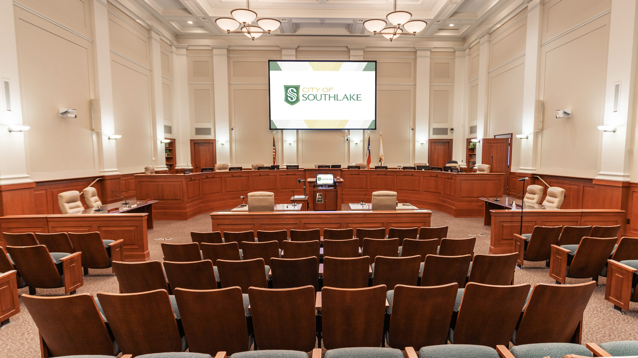 city of southlake courtroom AV integration