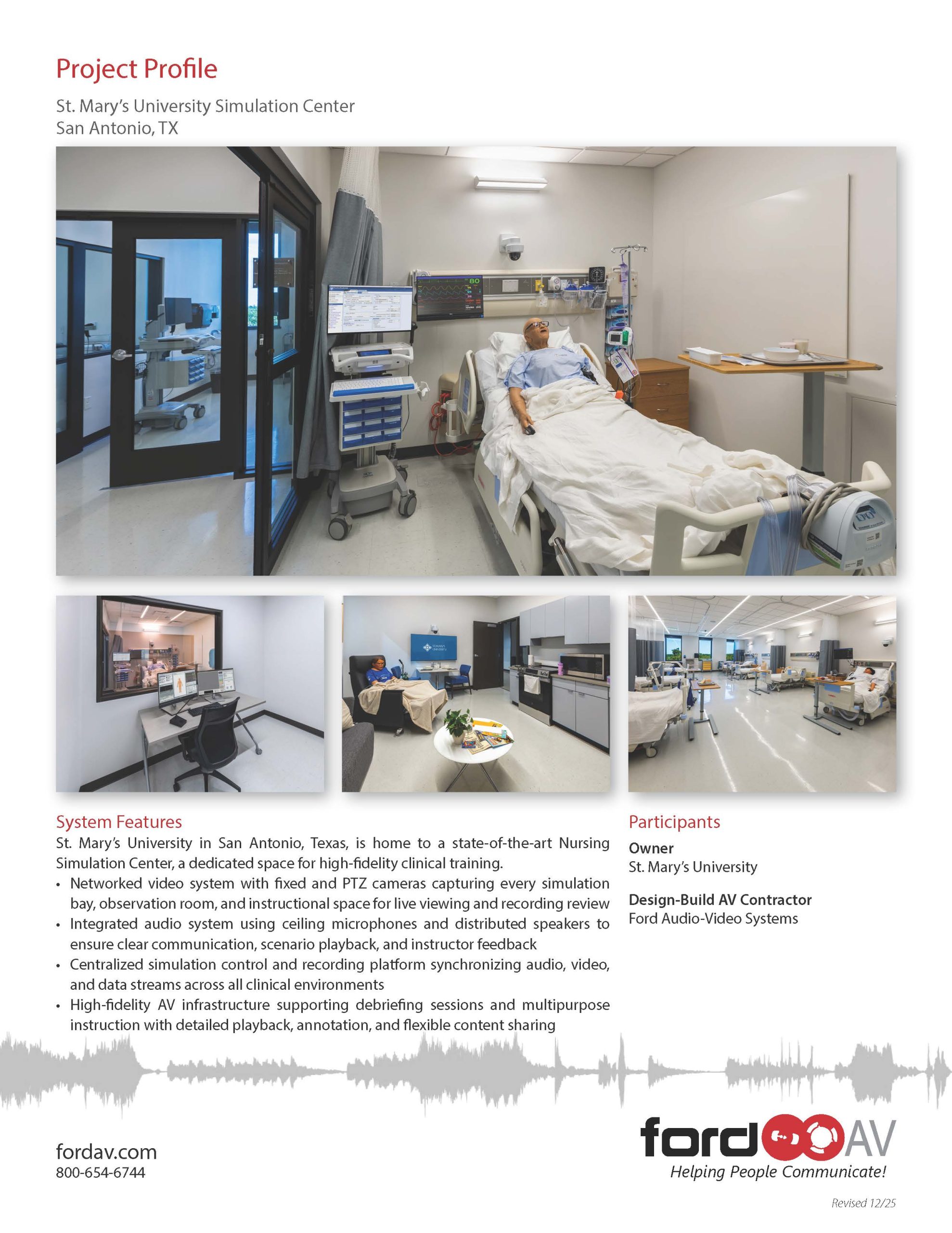 St. Mary's Univ Sim Center - Project Profile (1)