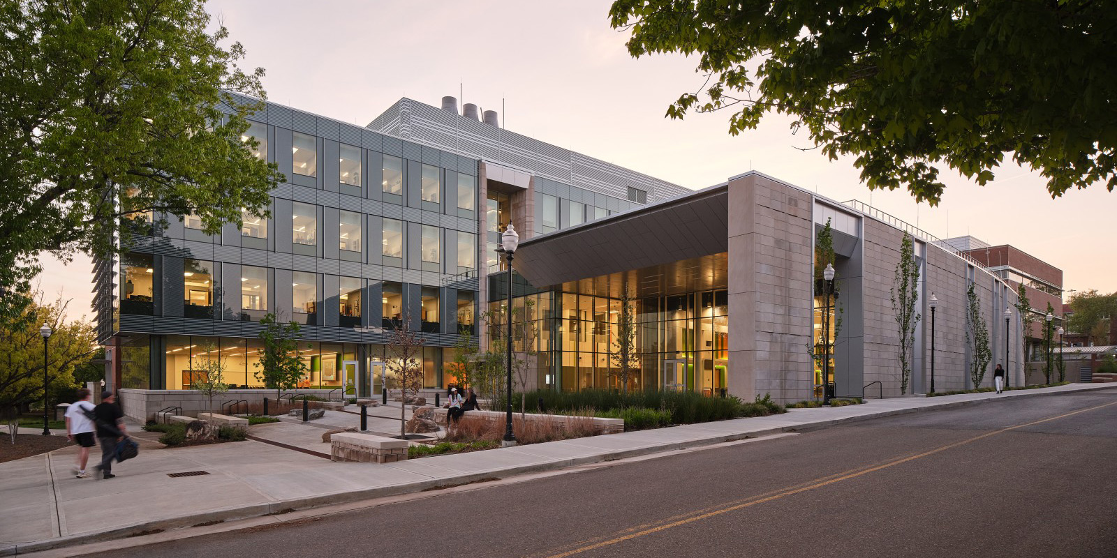 University of Tennessee classroom with future-ready AV system for hybrid learning.