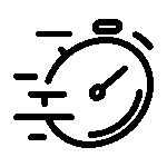 Faster Response time icon