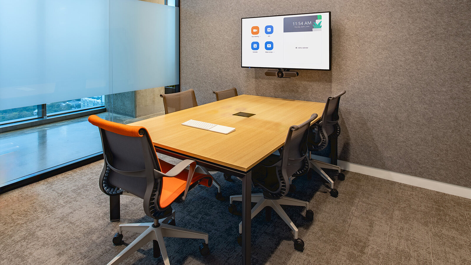 Zoom conference room with Ford AV audio-video integration