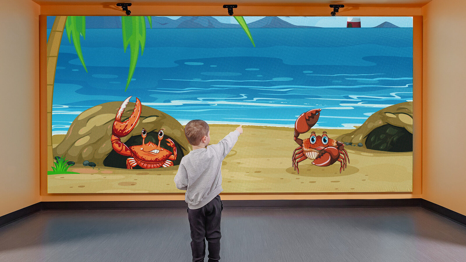 UTSW Pediatric Doctor Interactive Display Entertainment