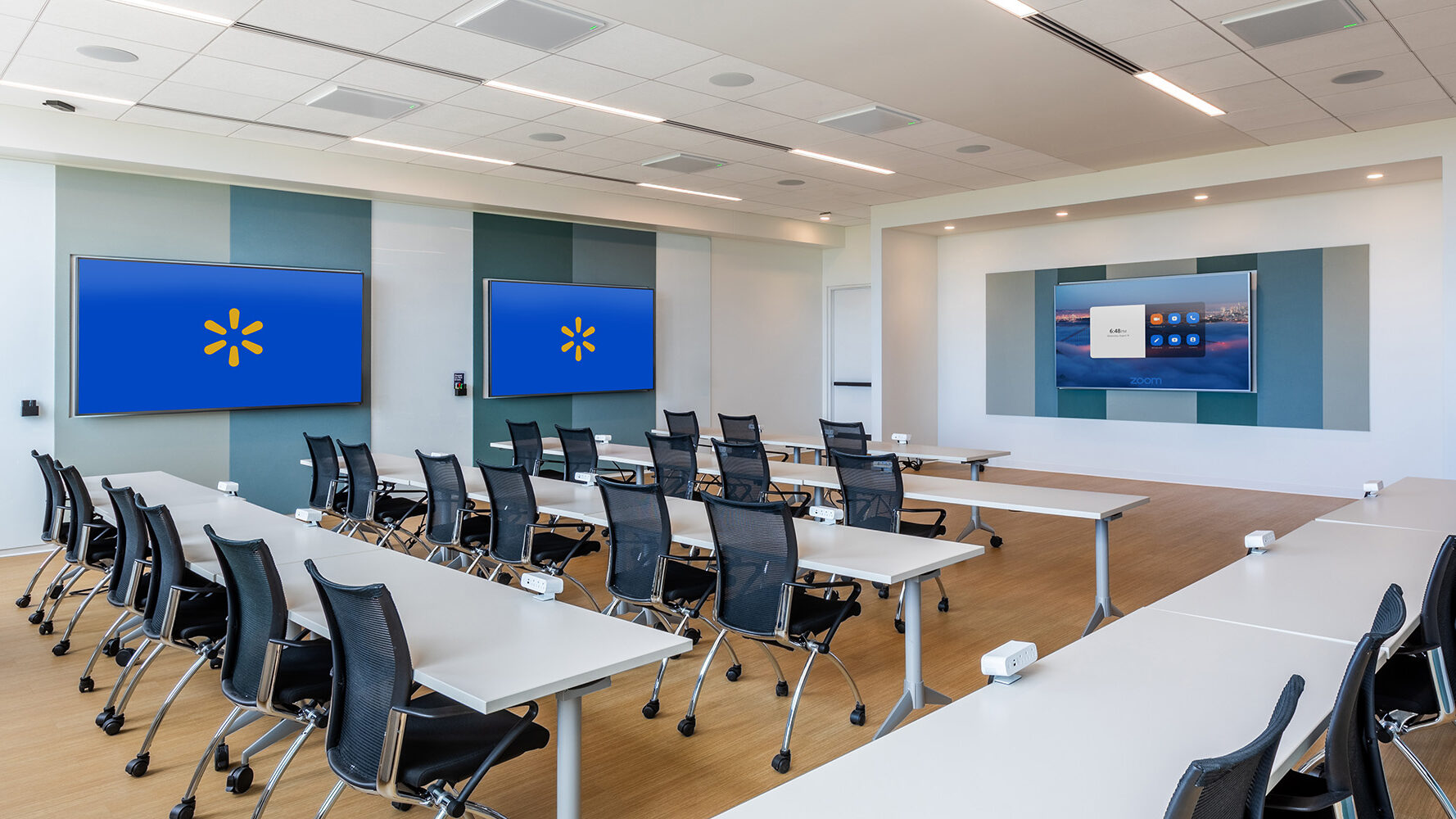 Walmart Training Center Displays