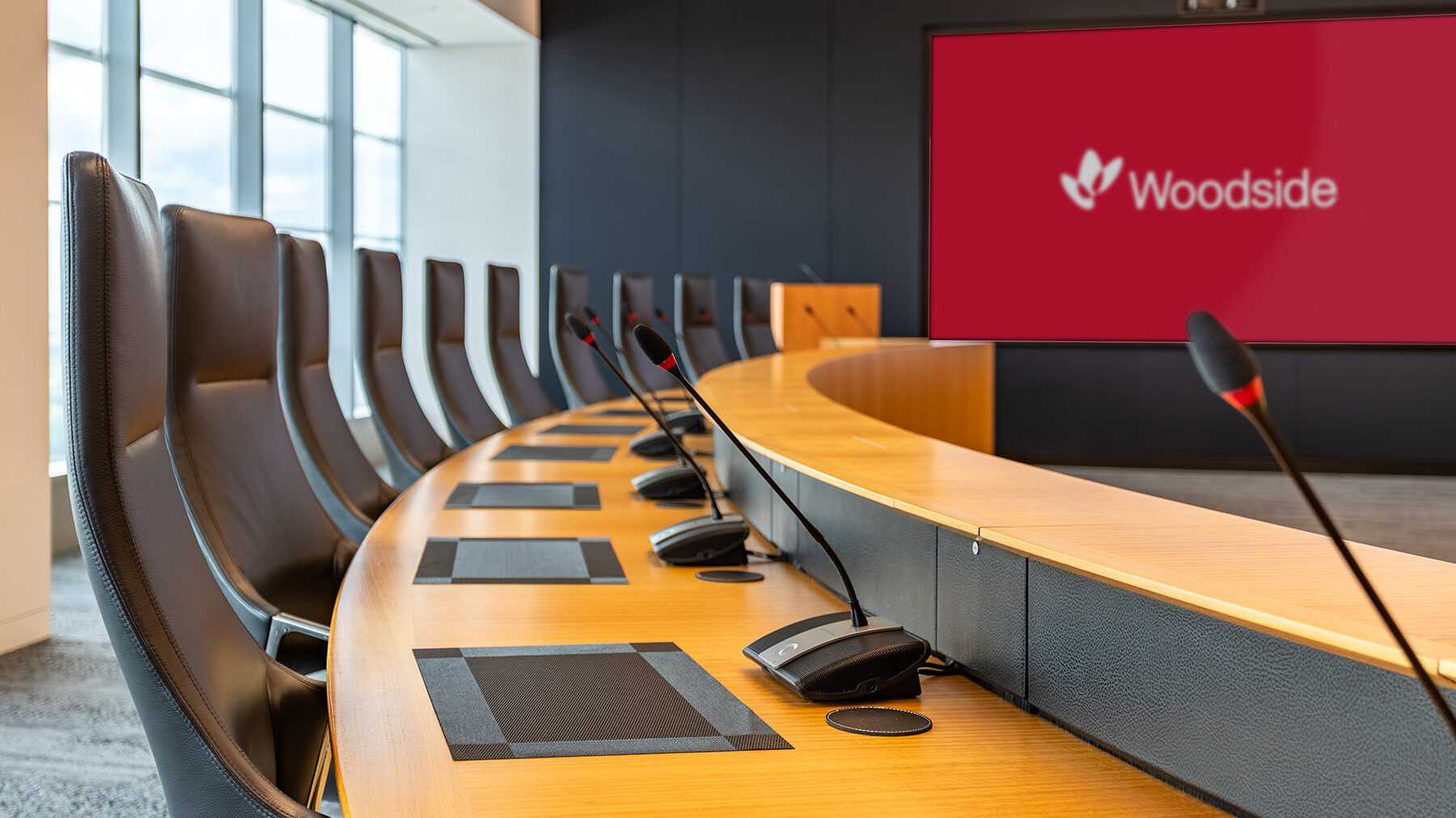 woodside energy audio and video upgrade integrated by Ford AV