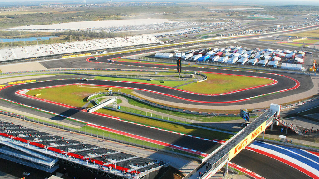 Circuit of The Americas Formula One Track in Austin, Texas