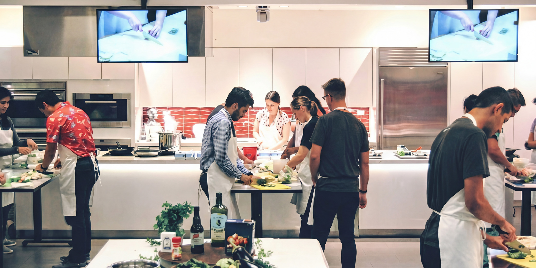 AV and Broadcast system for culinary learning