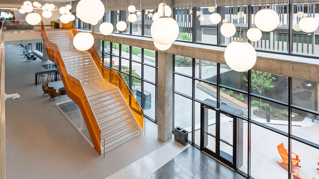 Austin Energy lobby featuring Ford AV digital signage installations