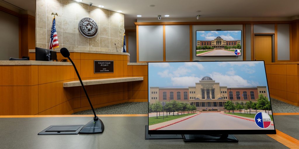 Secure wireless presentation system for judges and attorneys