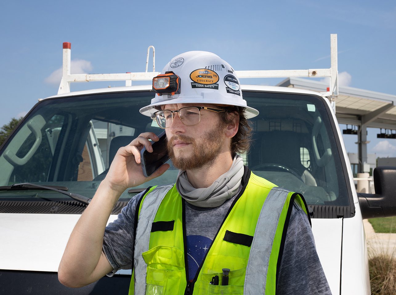 Ford AV Service technician performing professional AV services