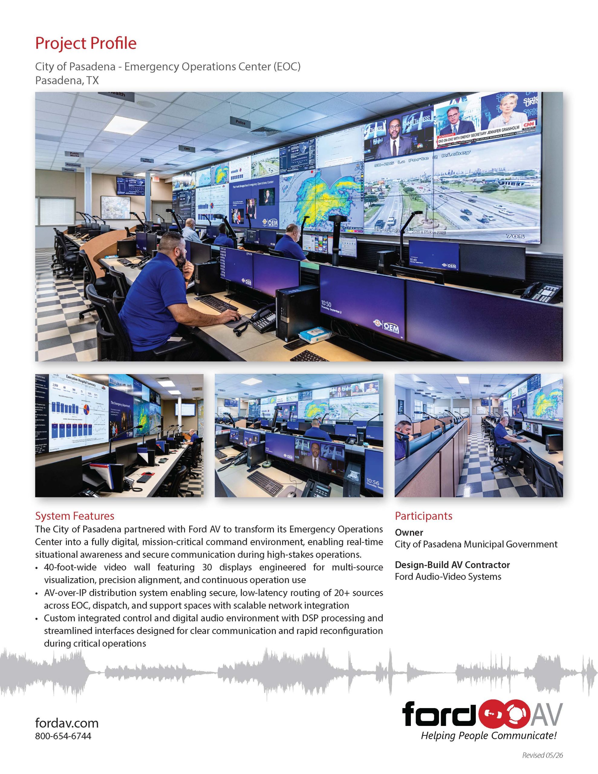 City of Pasadena EOC - Project Profile