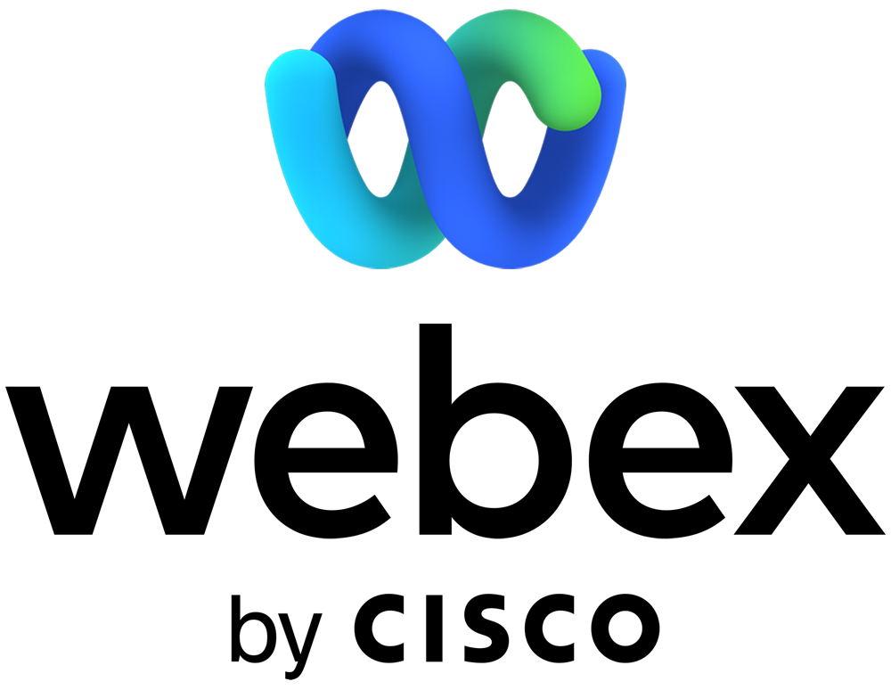 Webex by Cisco logo partnered with Ford AV