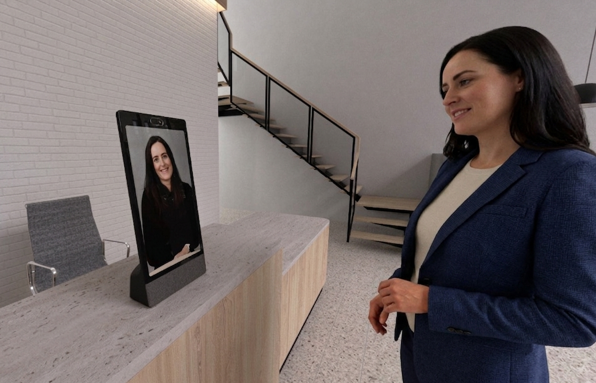 Neat Frame in a corporate lobby