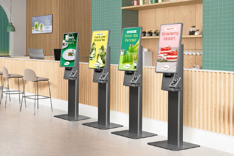LG Kiosk in quick service restaurant