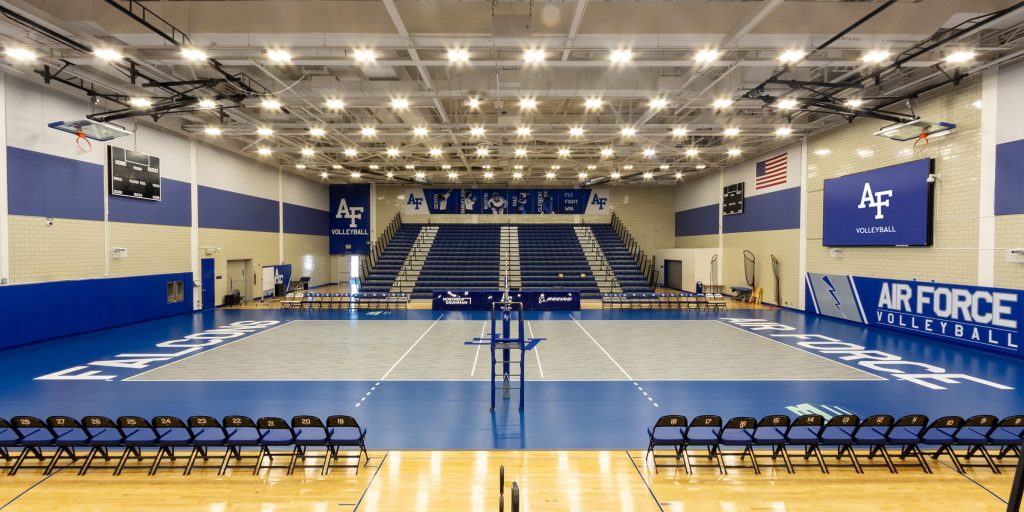 Air Force Academy in Colorado Spring Volleyball Gym AV Refresh by Ford AV