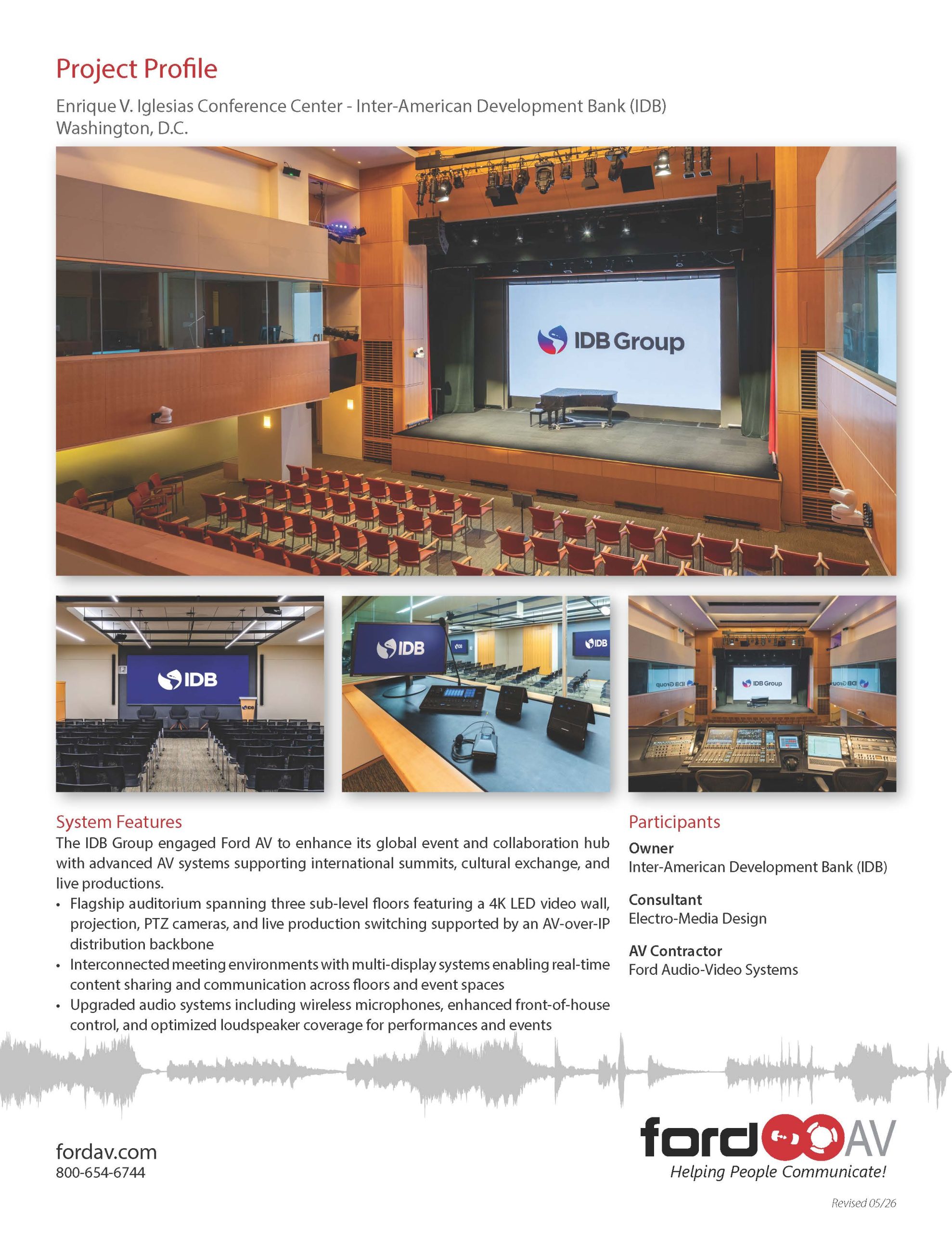 Enrique V. Iglesias IDB - Project Profile