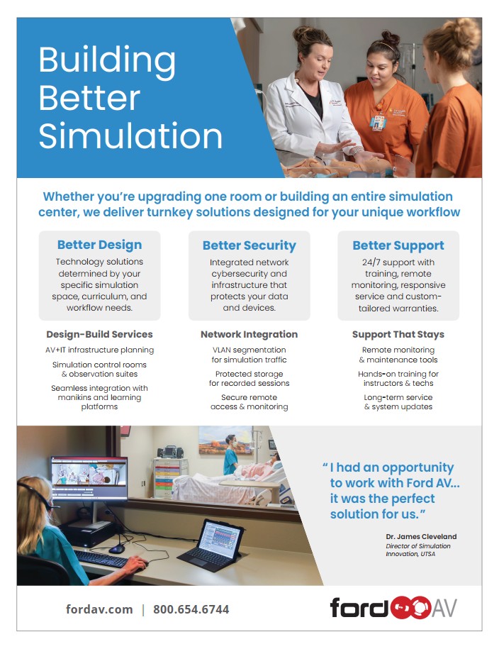 Ford AV Medical simulation flyer