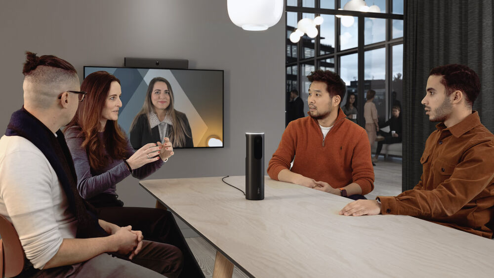 Neat Center and other 360 Conference Cameras are changing how in person and remote employees intereact