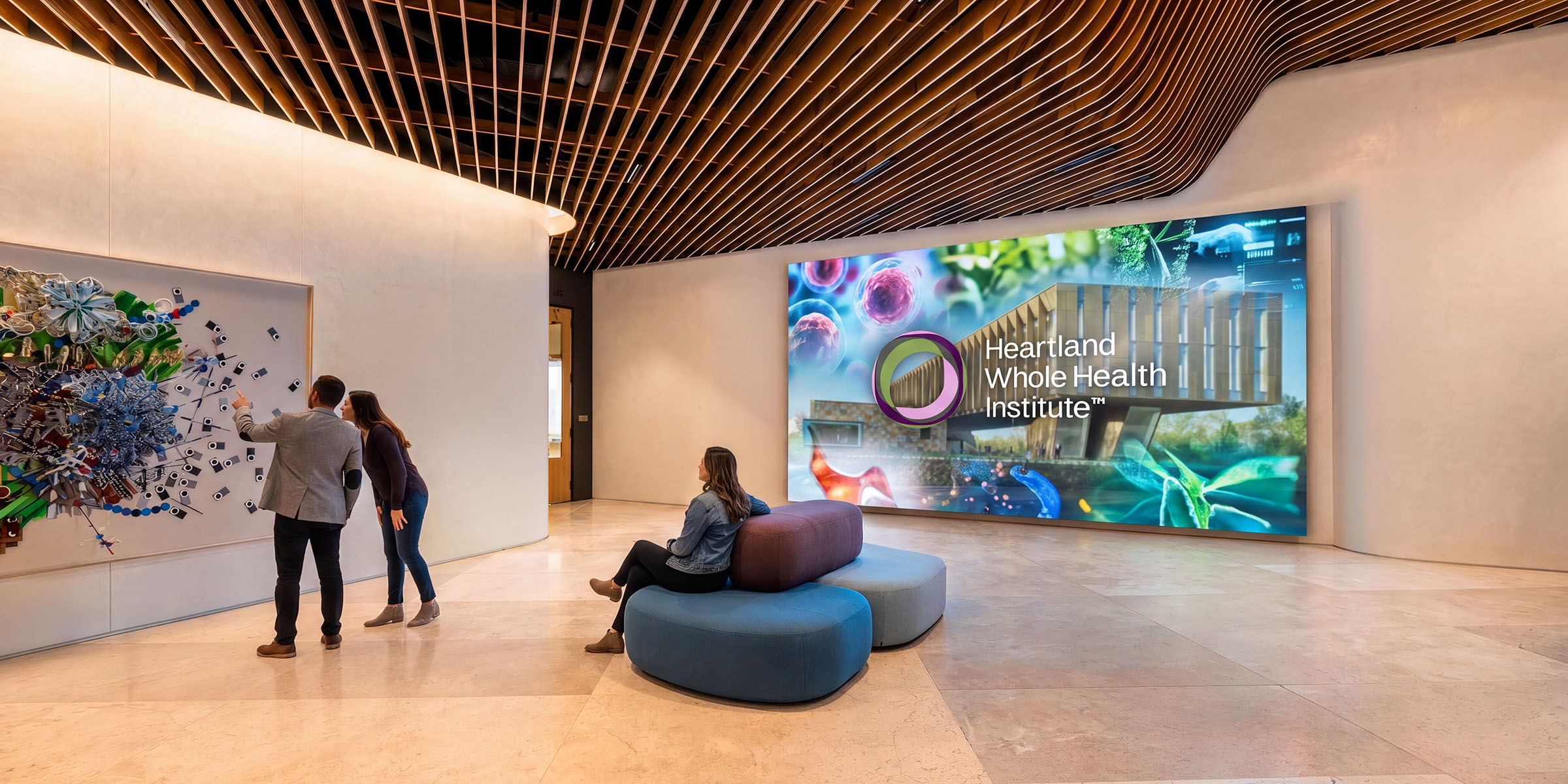 Large Scale LED Healthcare Wall