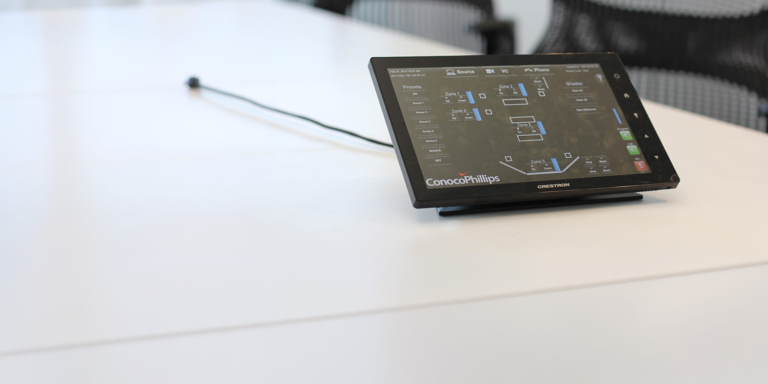 Control systems programming interface for integrated AV room automation